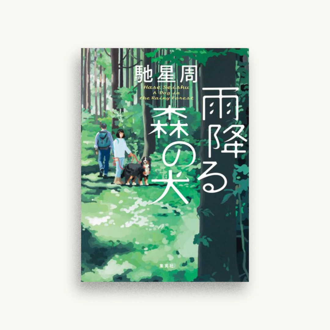 雨降る森の犬